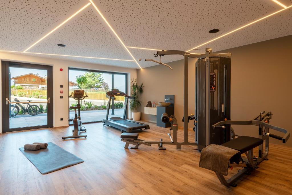 Fitness centrum a/nebo fitness zařízení v ubytování Hotel Sonnenheim