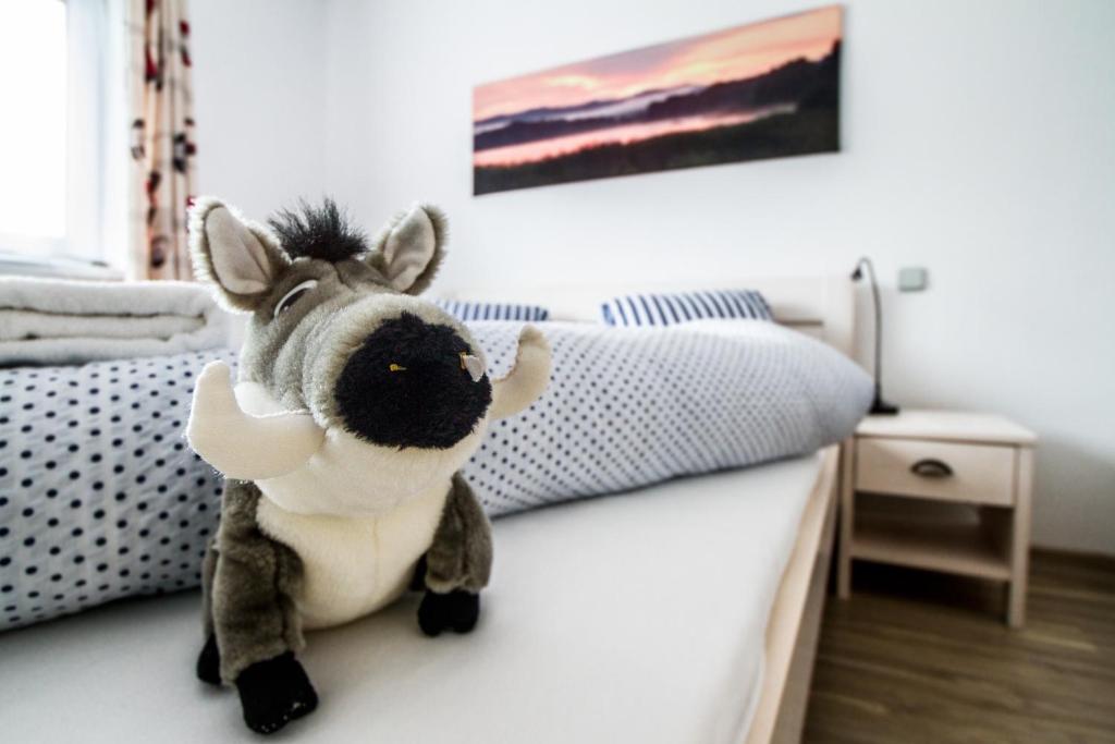 Postel nebo postele na pokoji v ubytování Penzion DaJa