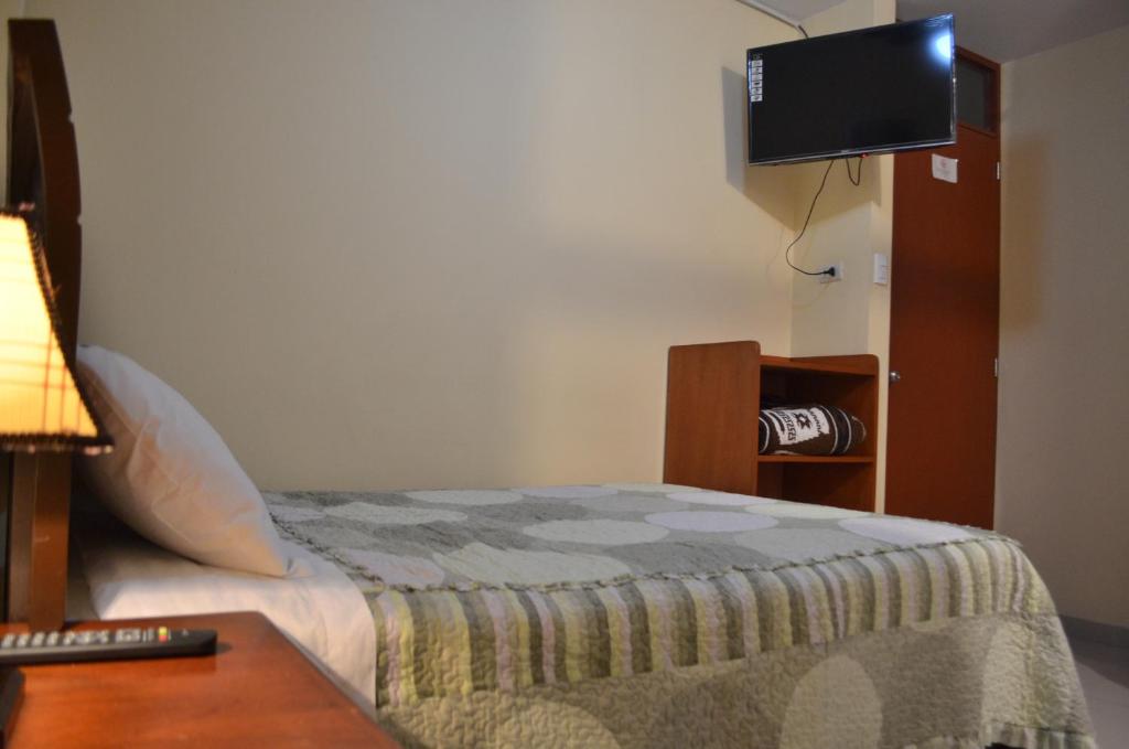 TV a/nebo společenská místnost v ubytování Rosenverg B&B Tours