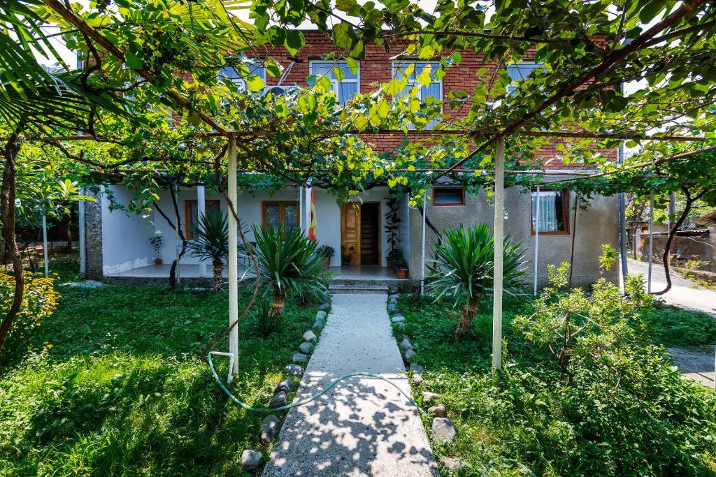 Zahrada ubytování Guesthouse Vashlovani