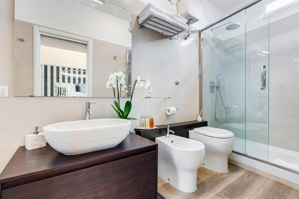 Łazienka w obiekcie Frattina High-end apt