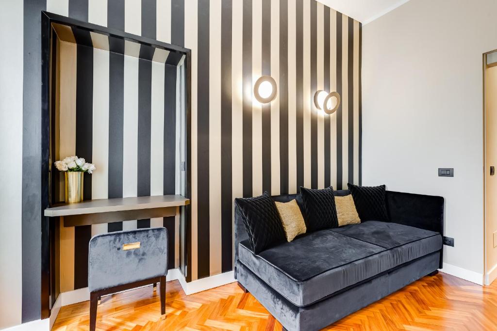 Część wypoczynkowa w obiekcie Frattina High-end apt