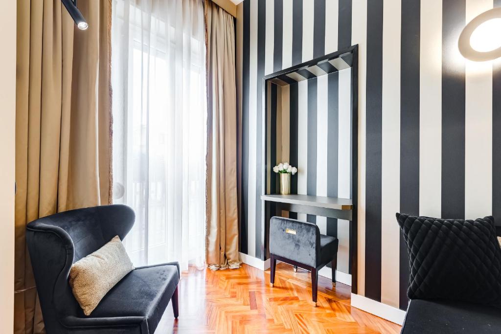 Część wypoczynkowa w obiekcie Frattina High-end apt