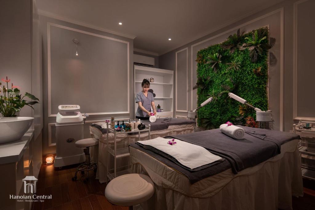 Lázně a/nebo wellness v ubytování Hanoian Central Hotel & Spa