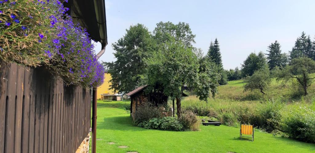 Zahrada ubytování Chalupa U Studánky
