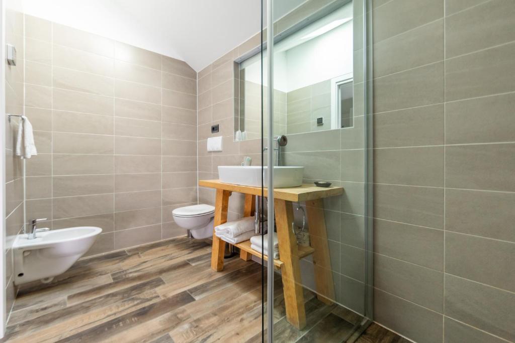 Łazienka w obiekcie La Locanda del Cantiere