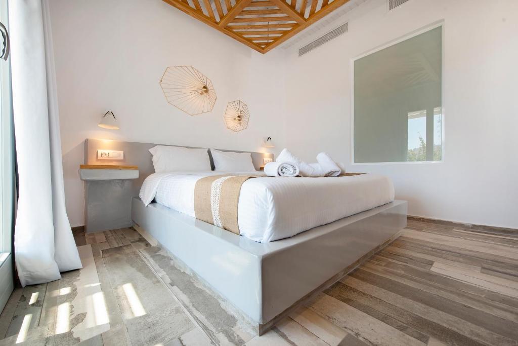 Postel nebo postele na pokoji v ubytování Osom Resort