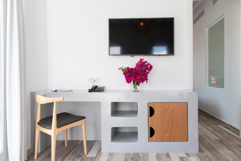 TV a/nebo společenská místnost v ubytování Osom Resort