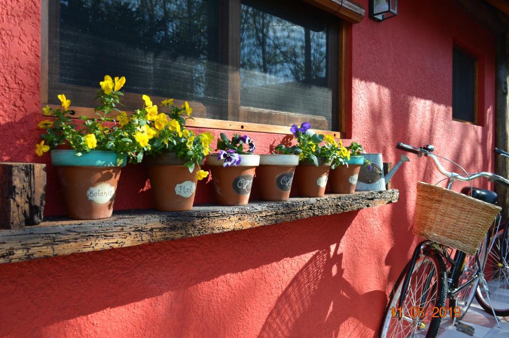 Balkón nebo terasa v ubytování CABAÑA LA TOSCANA