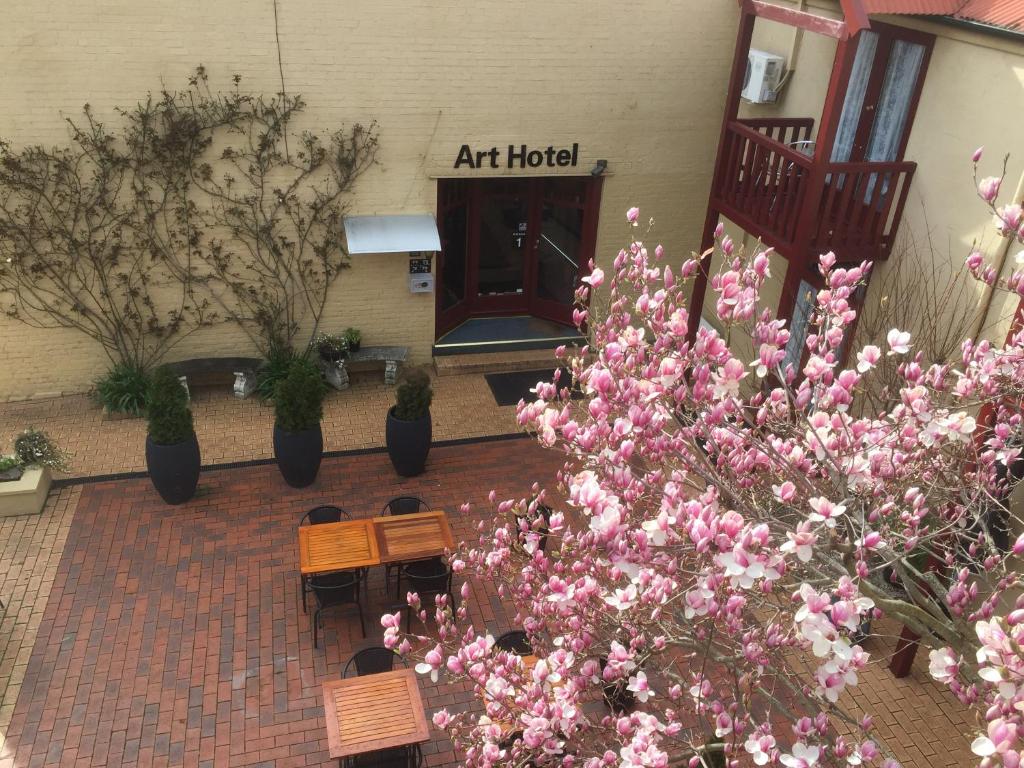 Balkón nebo terasa v ubytování Art Hotel on York