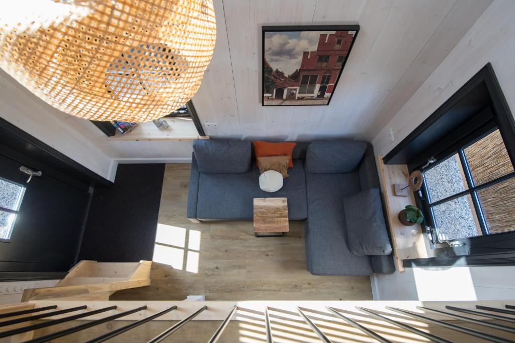 Posezení v ubytování Luxury Chalets Monnickendam