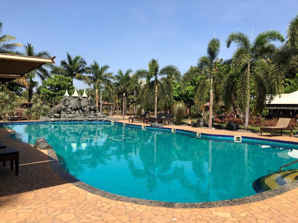 Bazén v ubytování Resort Primo Bom Terra Verde nebo v jeho okolí