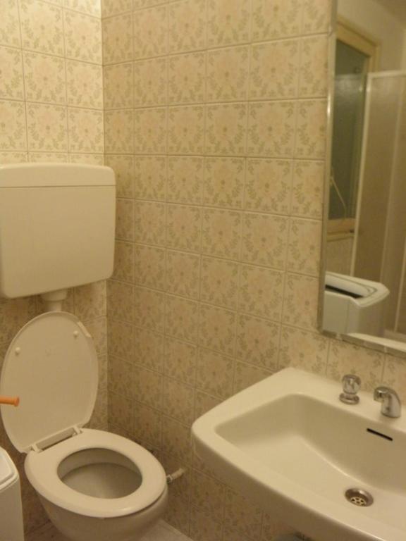 A bathroom at Ca’Ghironda