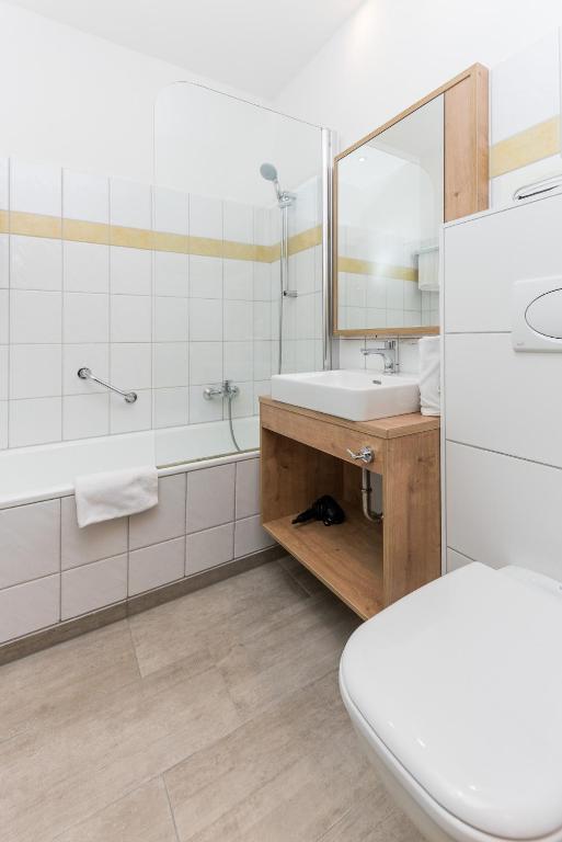 Koupelna v ubytování Hotel Zur Post