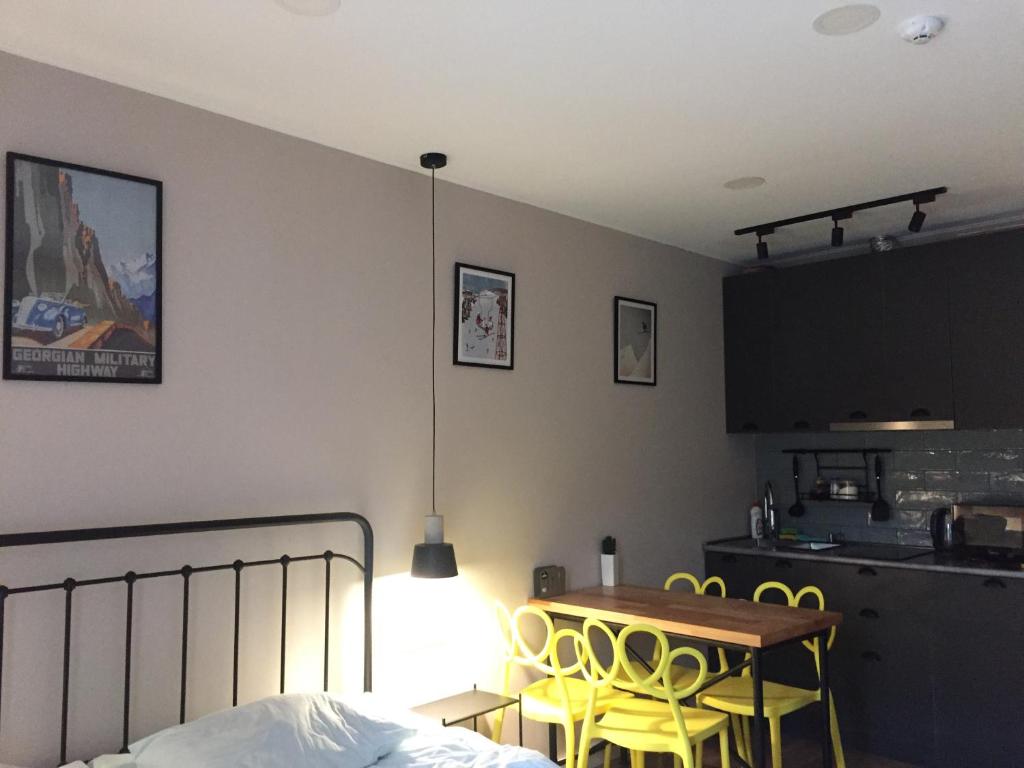 Kuchyň nebo kuchyňský kout v ubytování New Gudauri; Loft 2, #222.