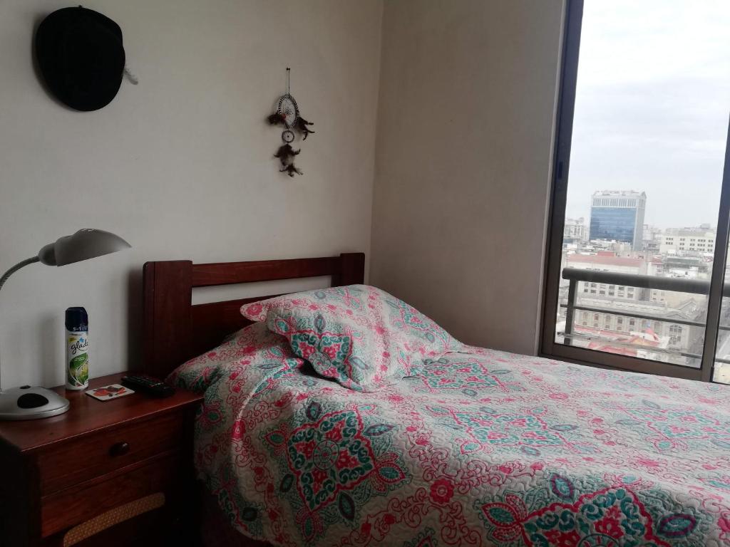 Voodi või voodid majutusasutuse UNA HABITACIÓN PRIVADA con BAÑO PRIVADO en CENTRO HISTÓRICO toas