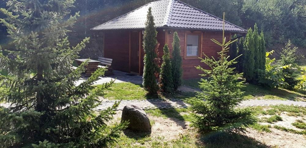 Vonkajšia záhrada v ubytovaní PokojeKajaki DD Swornegacie