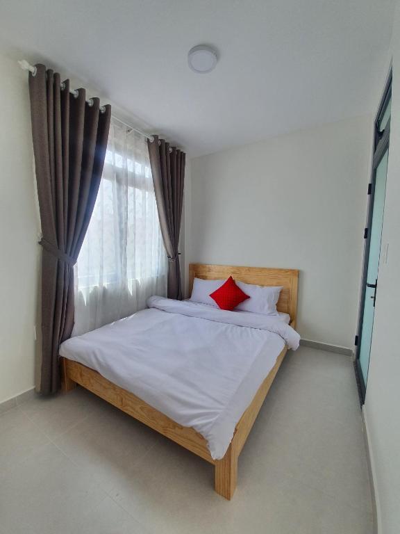 Postel nebo postele na pokoji v ubytování Hello Dalat Hostel