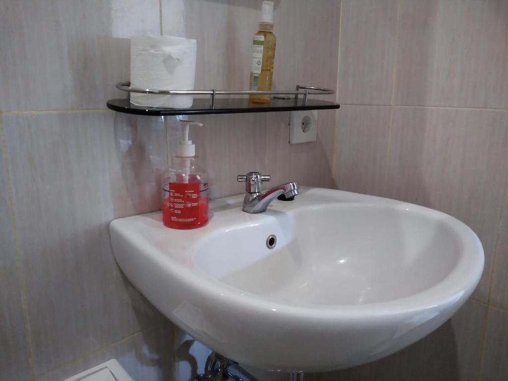 Koupelna v ubytování Omank Agus Homestay
