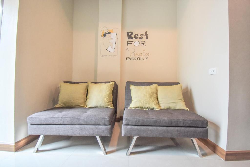 Posezení v ubytování Restiny Hostel