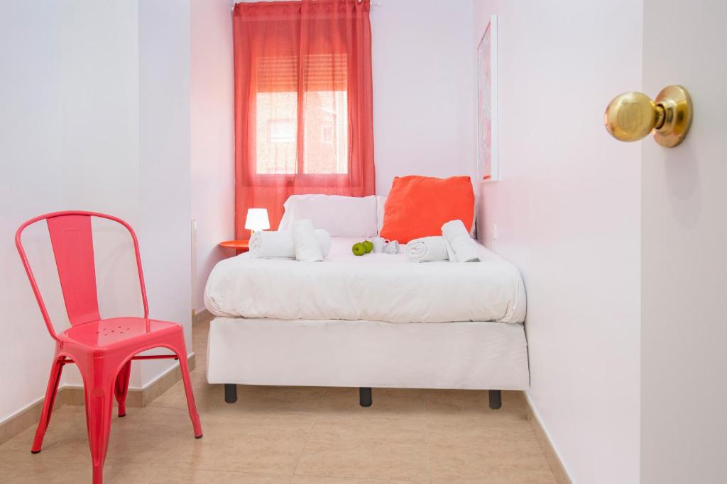 Posteľ alebo postele v izbe v ubytovaní Stay U-nique Apartments Ricart