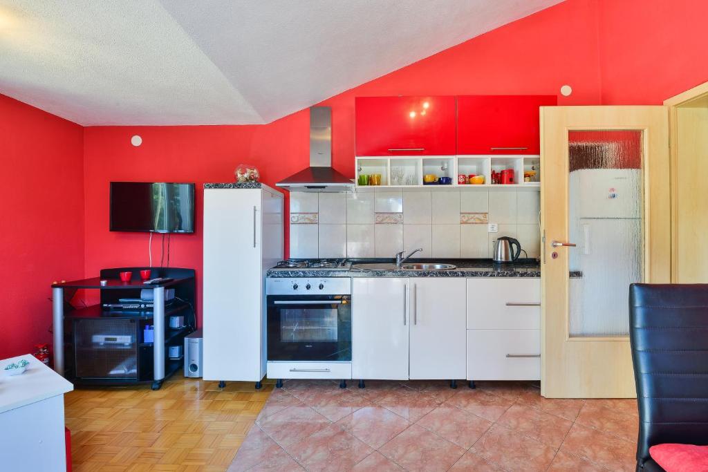 Kuchyňa alebo kuchynka v ubytovaní Apartments Crno