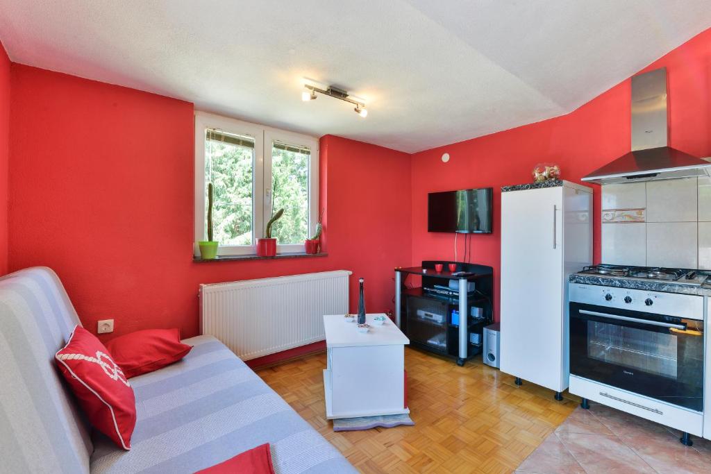 Kuchyňa alebo kuchynka v ubytovaní Apartments Crno