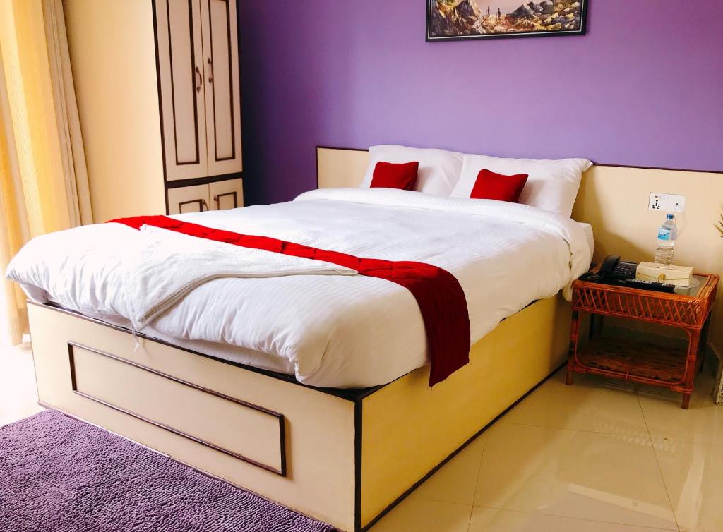 Postel nebo postele na pokoji v ubytování Hotel Tranquil