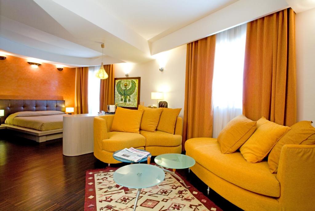 Posezení v ubytování Grand Hotel Olimpo