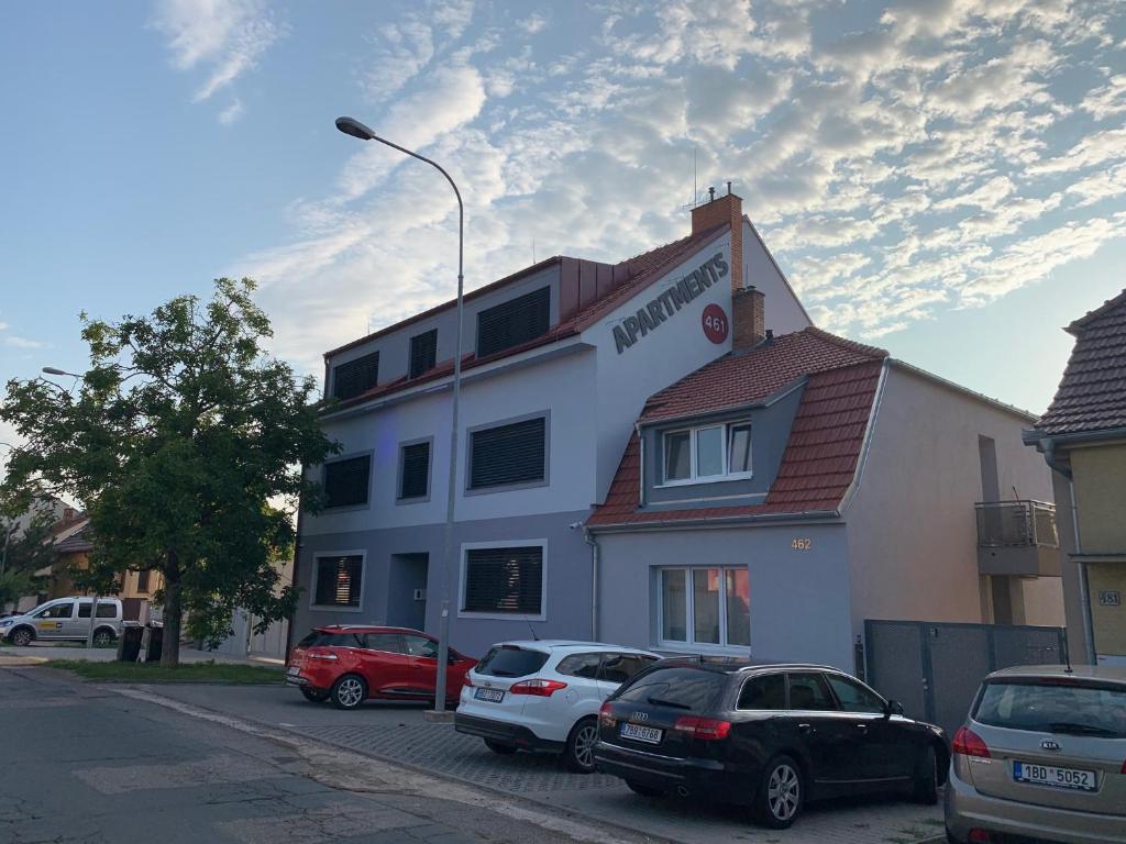 Budynek, w którym mieści się apartament