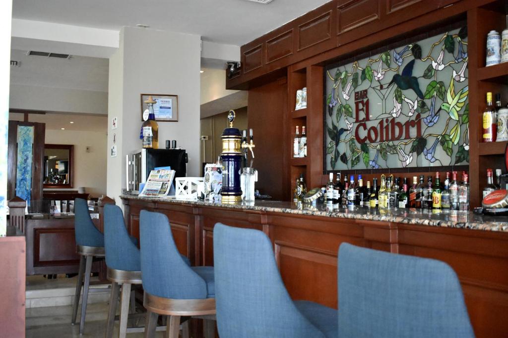 Lounge nebo bar v ubytování Astur Hotel & Residence
