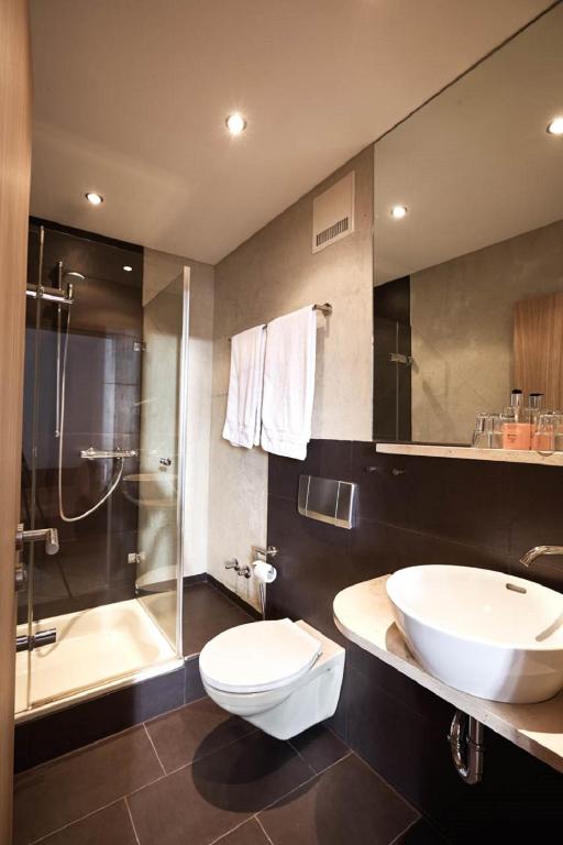 Koupelna v ubytování Gasthof-Hotel Pietsch