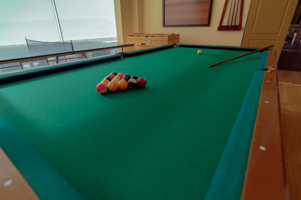 Biliár nebo kulečník v ubytování Hotel Jose Antonio Puno
