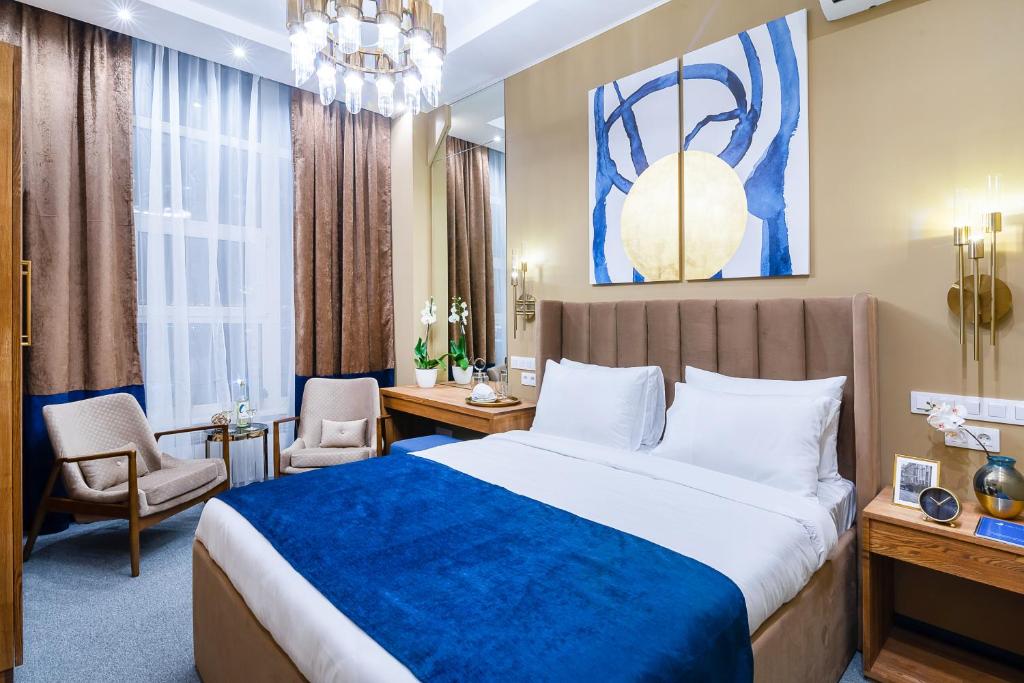 
Кровать или кровати в номере Lido Central hotel
