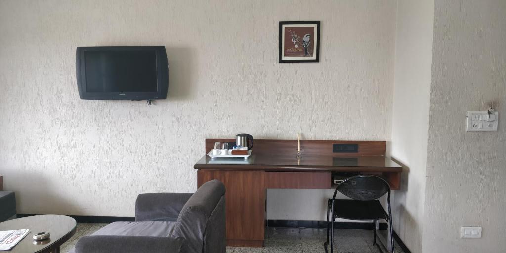 TV a/nebo společenská místnost v ubytování Nasiklub