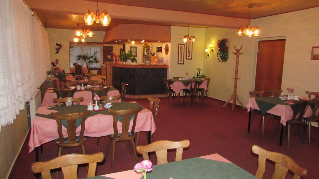 Restaurace v ubytování Pension Am Heiderand