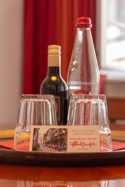 Nápoje v ubytování Hotel-Restaurant Hackteufel