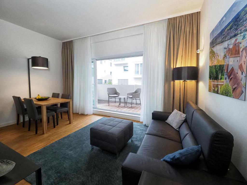 Posezení v ubytování Apparthotel Rivers Passau