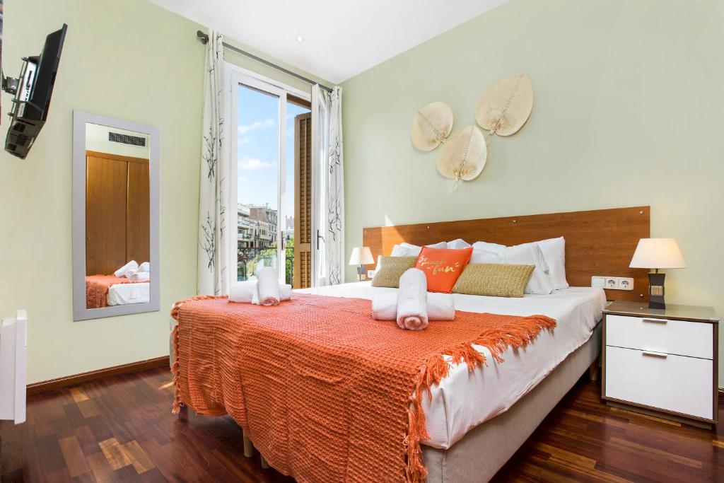 Postel nebo postele na pokoji v ubytování Stay U-nique Apartments Provença II