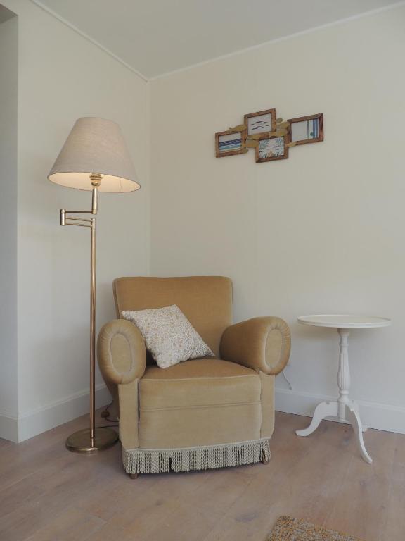 Posezení v ubytování Bed & Breakfast Het Zilte Zand - luxe ontbijt - gratis parking - Westende Middelkerke