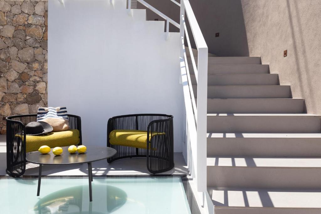 A seating area at The View Luxury Apartments Taormina