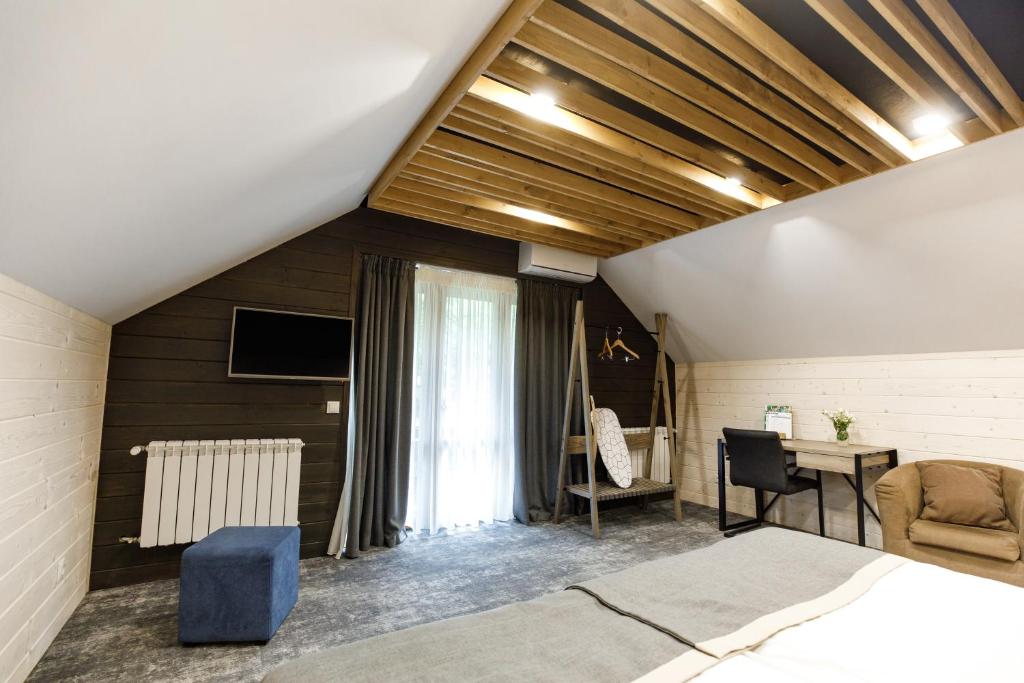 TV a/nebo společenská místnost v ubytování Voevodyno Resort