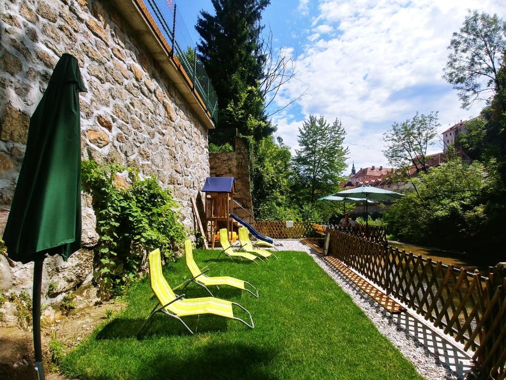 Zahrada ubytování Hotel garni Paleta