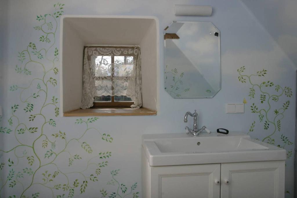 Koupelna v ubytování Chalet Hinterbreiteneben
