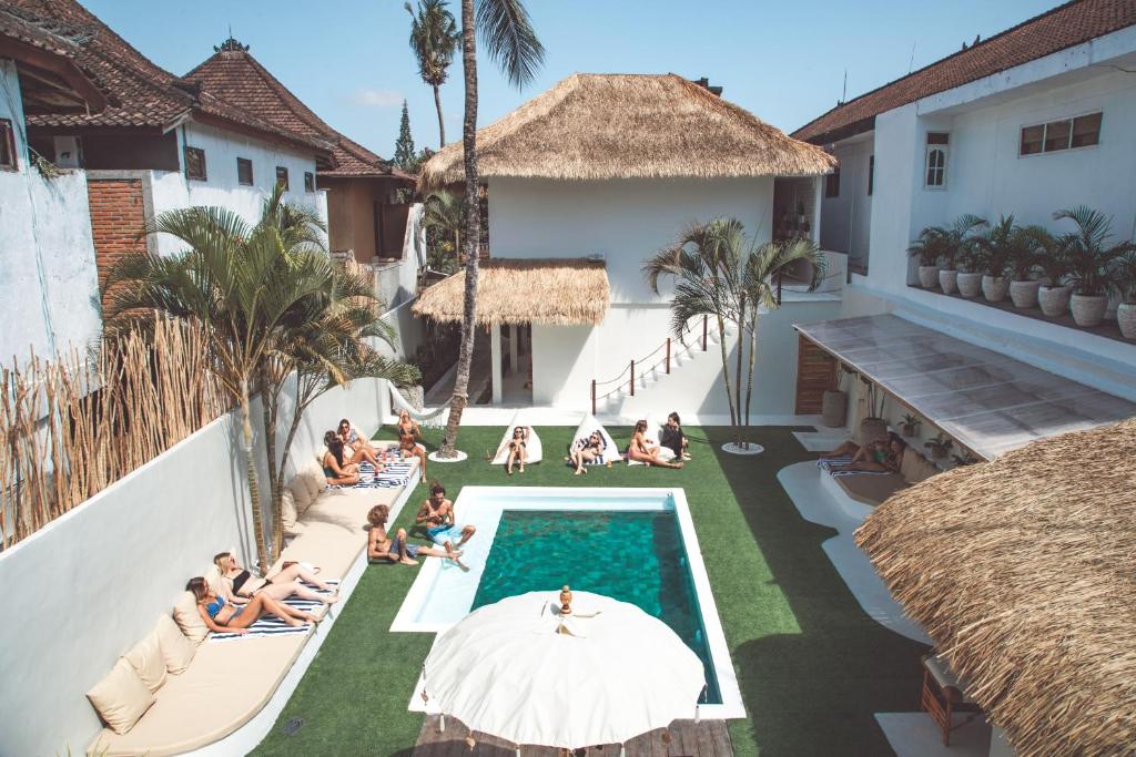 Zahrada ubytování Kuna Bali