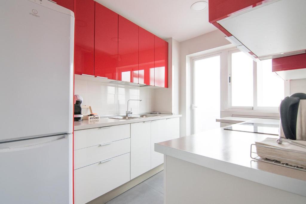 Kuchyň nebo kuchyňský kout v ubytování Lobos Apartment