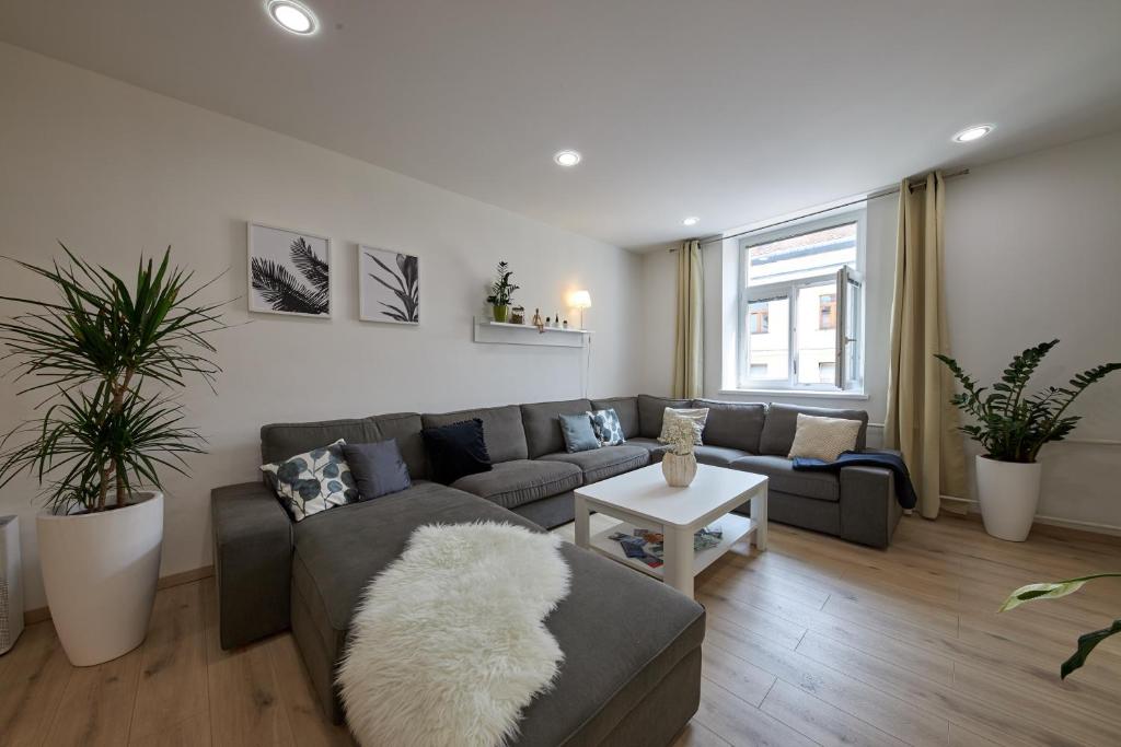 A seating area at Le Monde Apartment Bratislava - amazing 5BDR in downtown