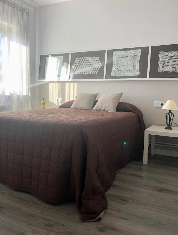 Postel nebo postele na pokoji v ubytování La Barranca