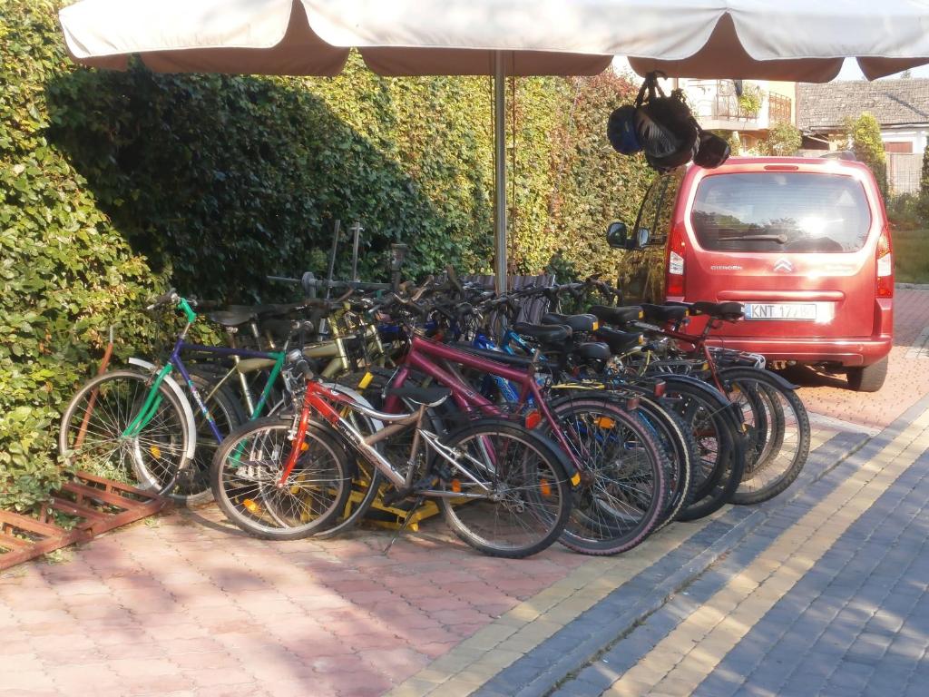Jízda na kole v ubytování Pod Cisowcem nebo okolí