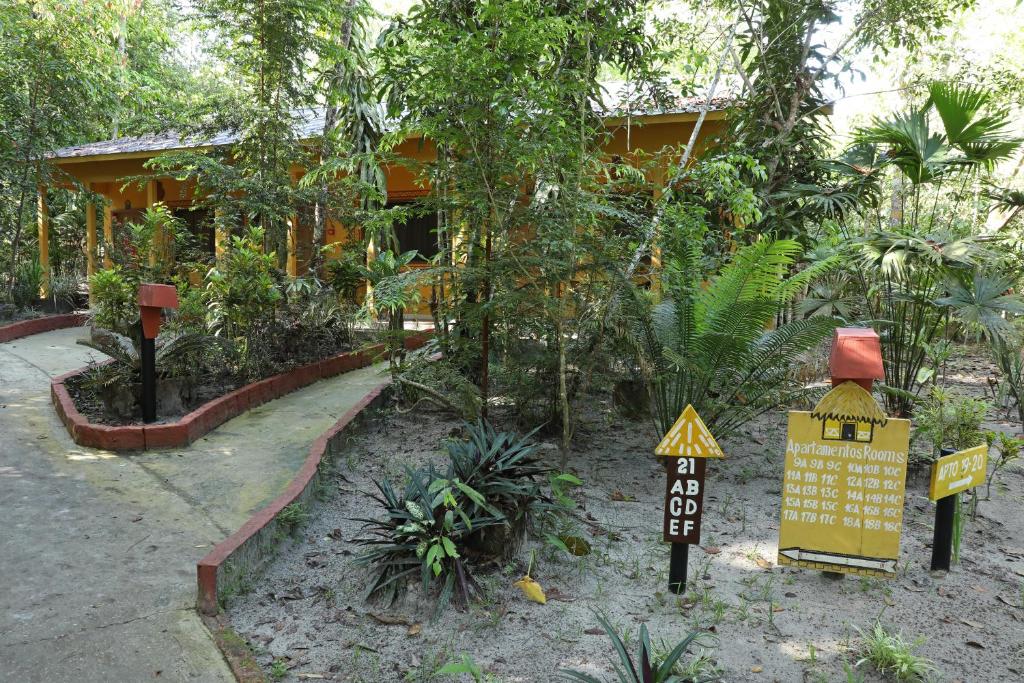 Zahrada ubytování Amazon Ecopark Jungle Lodge